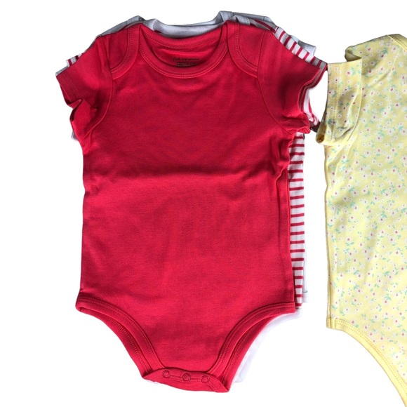 FIRST IMPRESSIONS Baby Girls Daisies Cotton Bodysuit Set - Picture 4 of 7